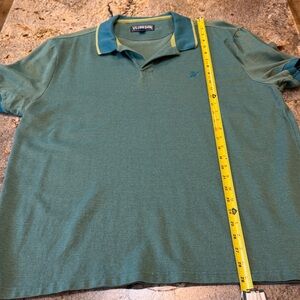 Vilebrequin Green Polo Shirt with Yellow Accents
